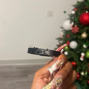 YSL Black Opium Men's Bracelet – Brand New in Box (Size Small)